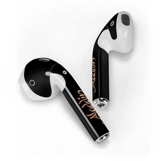 Alt view image 2 of 4 - Decal Audio Skin Compatible with Apple AirPods - Officially Licensed Disney Aladdin A Whole New World Art Design