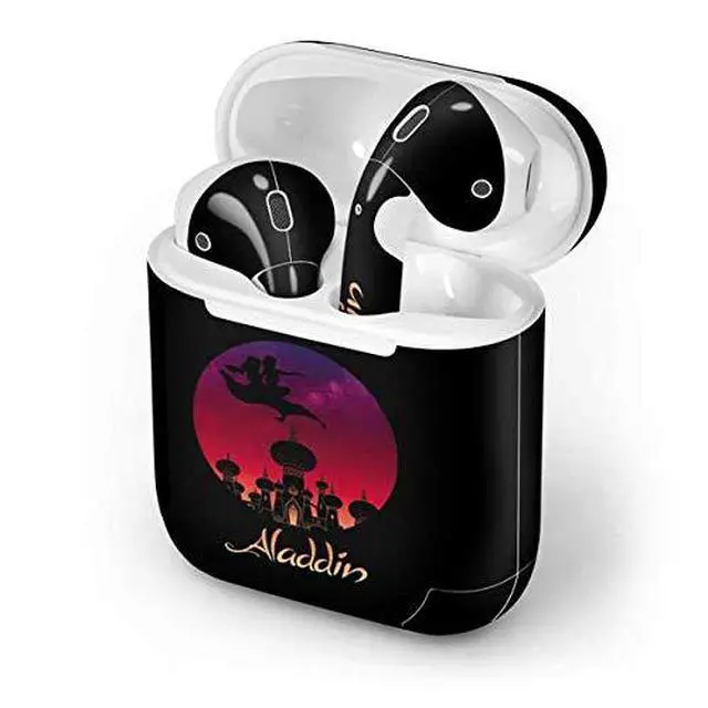 Alt view image 4 of 4 - Decal Audio Skin Compatible with Apple AirPods - Officially Licensed Disney Aladdin A Whole New World Art Design