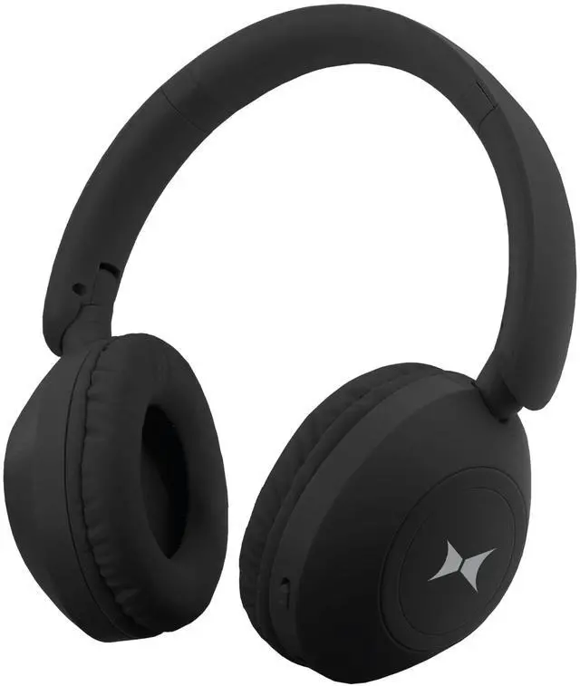 Alt view image 6 of 7 - Wireless Bluetooth Headphones with Microphone, Over The Ear Headphones, Aux Line, ON/Off, Phone Call, Volume Control, & Pause Buttons, 33 Foot Bluetooth Range (Black)