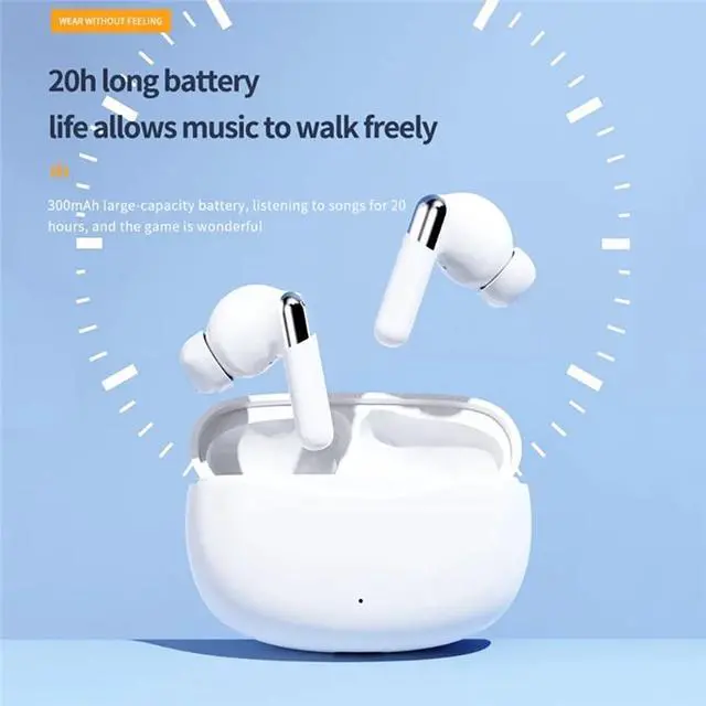 Alt view image 2 of 7 - Bluetooth V5.4 Earbuds Compatible with TCL 30 V 5G / 10 5G UW/FLIP Go Advanced ANC Noise Cancellation, IPX8, 48Hr Use, Charging Digitial Display Charging Case 100Day Standby
