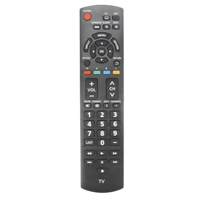 Alt view image 5 of 5 - N2QAYB000706 TV Remote Control for Panasonic TV in Living Rooms or Rooms, Size Approximately About 8 x 2 x 1 in, Replacement Remote Compatible Models TC-L24X5 TC-50PU54 TC-60PU54 TC-L32X5 TC-P42X5