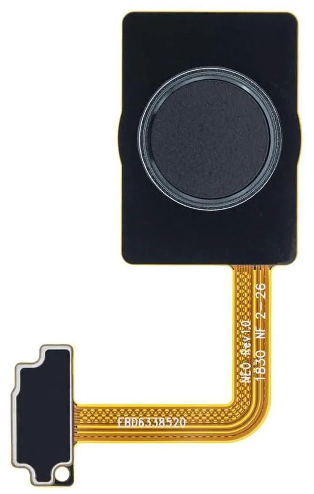 Main image of Fingerprint Sensor Flex Cable Replacement for LG G7 ThinQ G710 G710EM G710VMP G710ULM USA (Black)