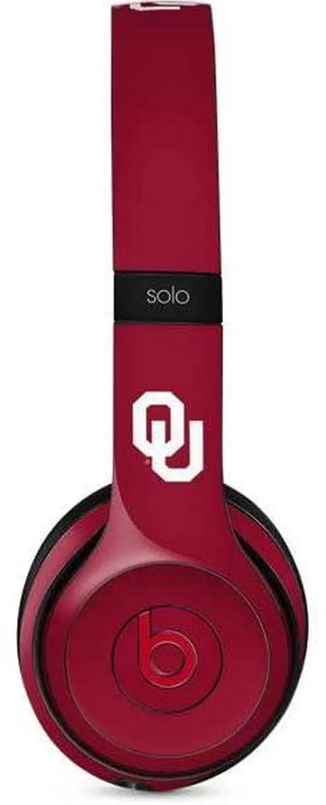 Main image of Decal Audio Skin Compatible with Beats Solo 3 Wireless - Officially Licensed University of Oklahoma Sooners Cracked Design