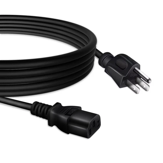Alt view image 2 of 5 - UL 6ft AC Power Cable Compatible With EF EcoFlow Portable Power Station River 2 Max Mini Pro Plus Delta 1000 EFD300 1600 288Wh 360Wh 512W 576Wh 720Wh 882Wh 1008Wh 1260Wh 1612Wh 2016Wh 3600Wh