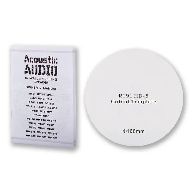 Alt view image 4 of 4 - Acoustic Audio HD-5 in Ceiling Speakers Home Theater Surround Sound 5 Speaker Set