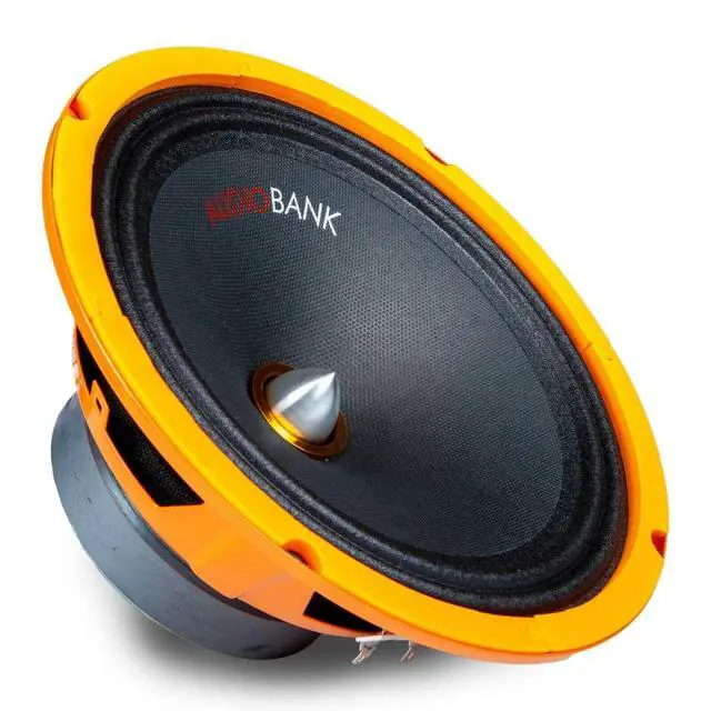 Alt view image 2 of 7 - 2X AB8Pro Series 8" Midrange Coaxial Loud 1200W Speaker 4-Ohms - Pair (2 Pieces) for Car, Van, ATV, Motorcycle, and Competition