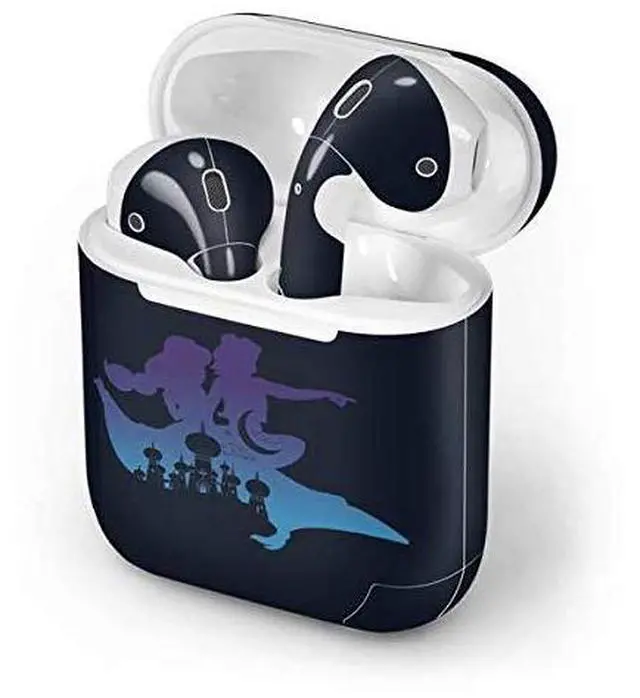 Alt view image 4 of 4 - Decal Audio Skin Compatible with Apple AirPods - Officially Licensed Disney Aladdin Magic Carpet Ride Design