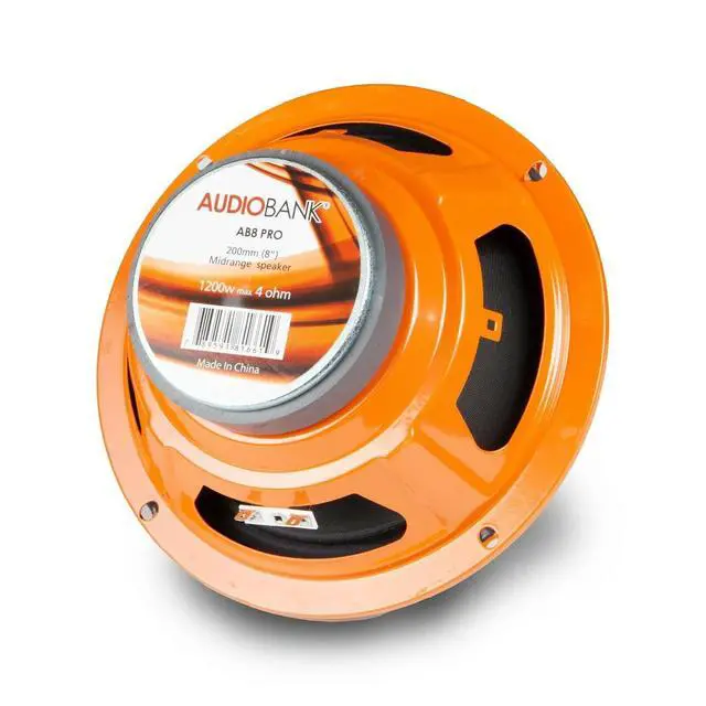 Alt view image 6 of 7 - 2X AB8Pro Series 8" Midrange Coaxial Loud 1200W Speaker 4-Ohms - Pair (2 Pieces) for Car, Van, ATV, Motorcycle, and Competition