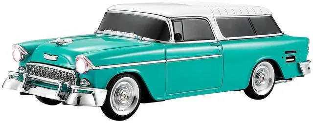 Main image of Retro car-shaped Bluetooth speaker, high-definition sound quality, TWS pairing, multiple interface outputs, truck model Bluetooth speaker, suitable for desktop decoration, parties, beach (GREEN)