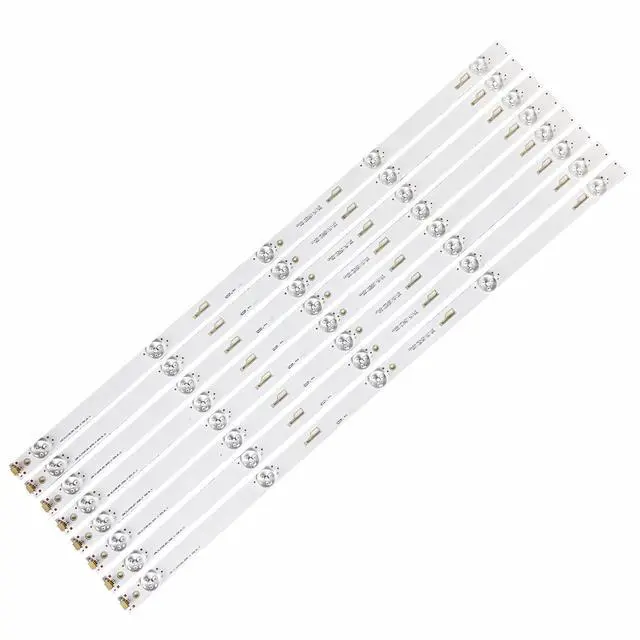 Main image of LED Strips(8) for Insignia 55''TV NS-55D421NA16 NS-55D510NA19 006-P1K3486A 55D1600 TCL-ODM-55-D1500-8X5-3030C-V1 55U3600C 55U36CMC 55GA1600 55L510U18 55L2600C LVF550CSDX 55HR332M05A3