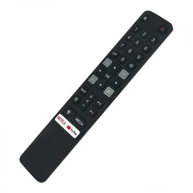 Alt view image 2 of 5 - RC901V FMR1 TV Remote Control for TCL TV in Living Rooms or Rooms, Size Approximately About 8 x 1.5 x 1 in, No Programming or Pairing Needed, Replacement Remote Compatible Models 32S330 43S430 55S430