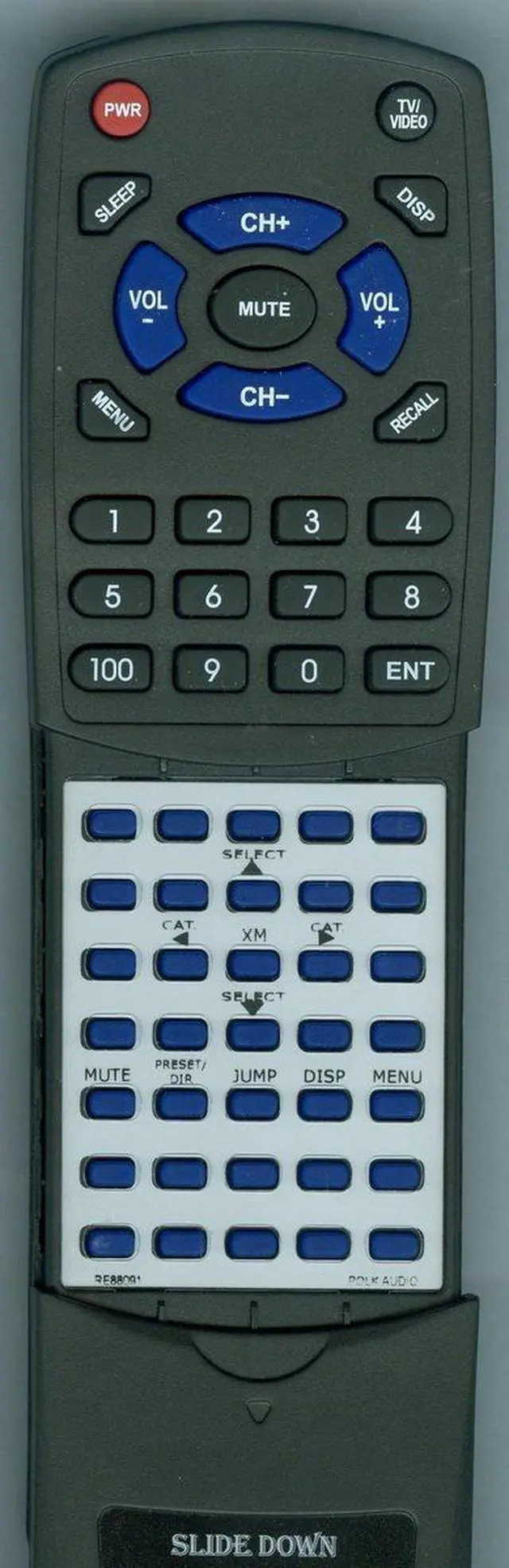 Main image of Replacement Remote Control for Polk RE88091, XRT12