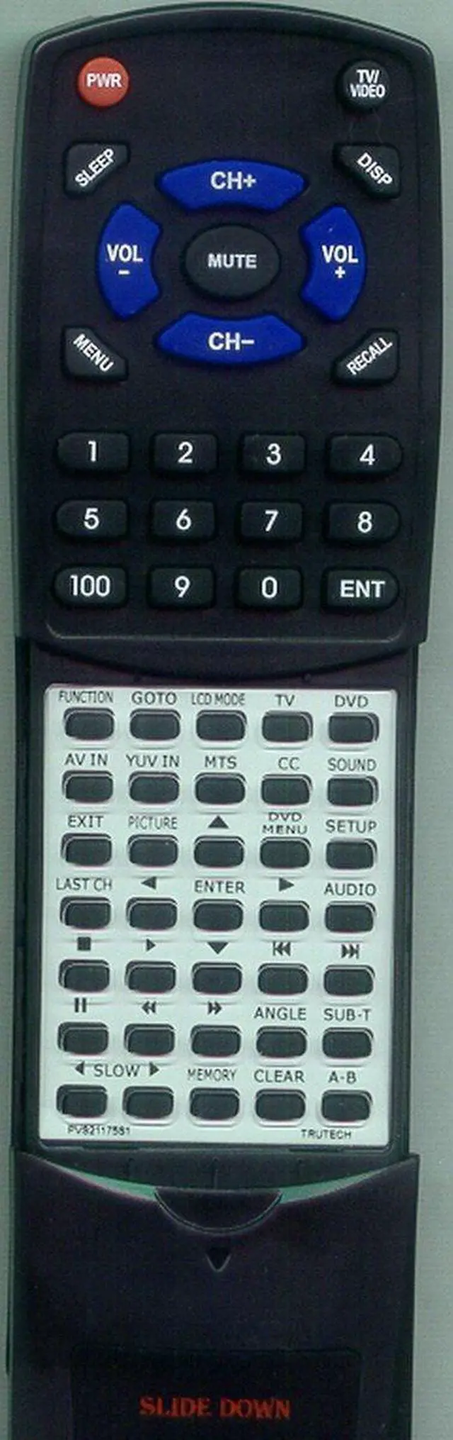 Main image of Replacement Remote Control for TRUTECH PVS21175S1