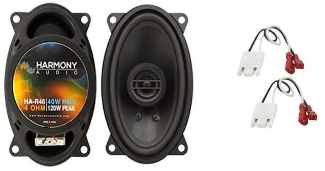 Main image of 4x6 Front Dash Speakers Fits 1982-1992 Chevy Camaro | Direct bolt-in install, factory replacement upgrade, restores clear stereo sound, great match for third-gen builds