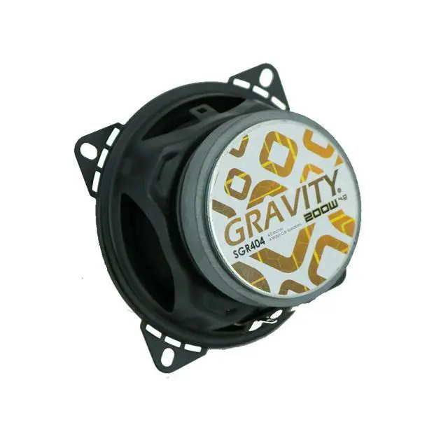 Alt view image 5 of 7 - 2X SGR404 4" 4-Way 200 Watts Maximum Power Handling Coaxial Car Speakers CEA Rated 4 Ohms Impedance 85dB Sensitivity Moisture Resistant Rubber Surround