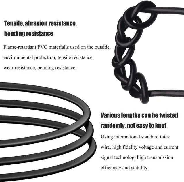 Alt view image 3 of 5 - 6ft UL 18AWG AC Internal Power Cord Cable Lead Compatible with Westinghouse E467310 E348784 E4AA43R EU50F2G with Connection to Power Board