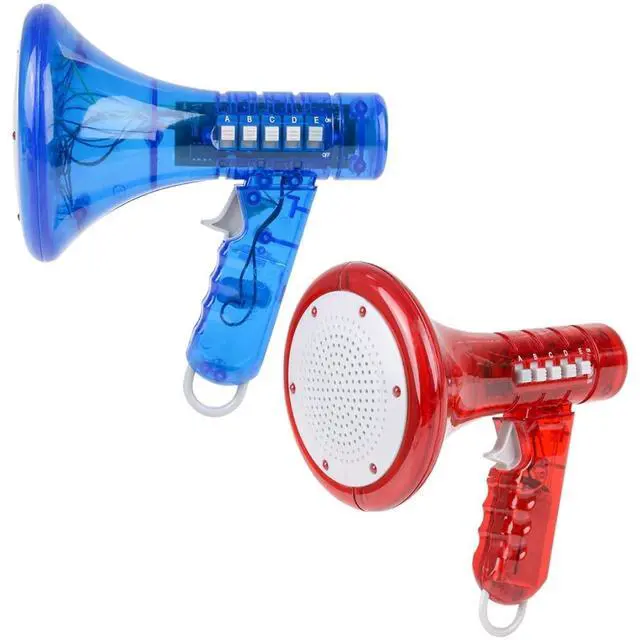 Alt view image 3 of 4 - Multi Voice Changer Cool Voice Changing Microphone with 10 Different Effects Kids Megaphone Toy With LED Lights, Voice Disguiser Gag Gift For Kids And Adults