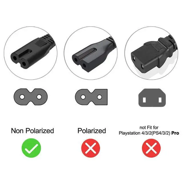 Alt view image 3 of 3 - 6ft/1.8m UL Listed AC in Power Cord Outlet Socket Plug Cable Lead for Sony CFD-50 CFD50 Digital CD Radio Stereo Cassette Player