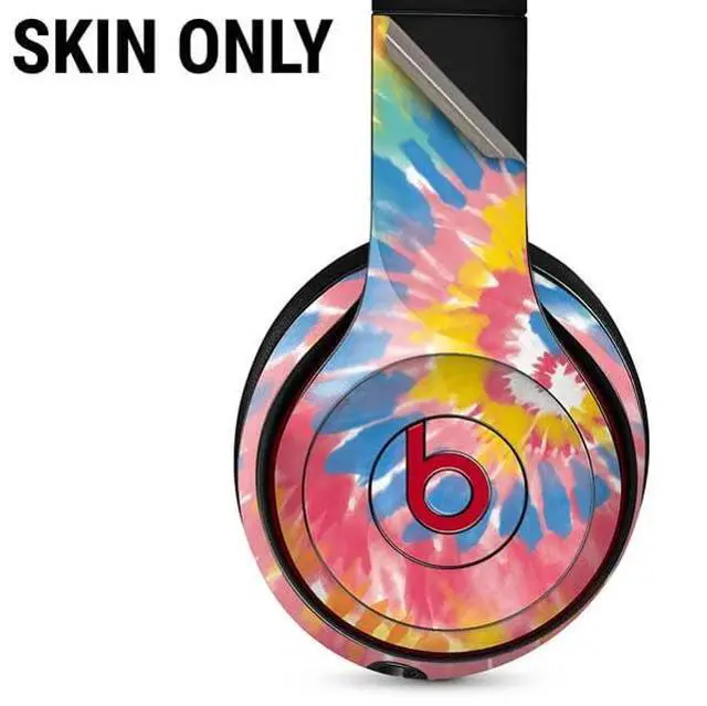 Alt view image 2 of 3 - Decal Audio Skin Compatible with Beats Solo 3 Wireless - Rainbow Tie Dye Design