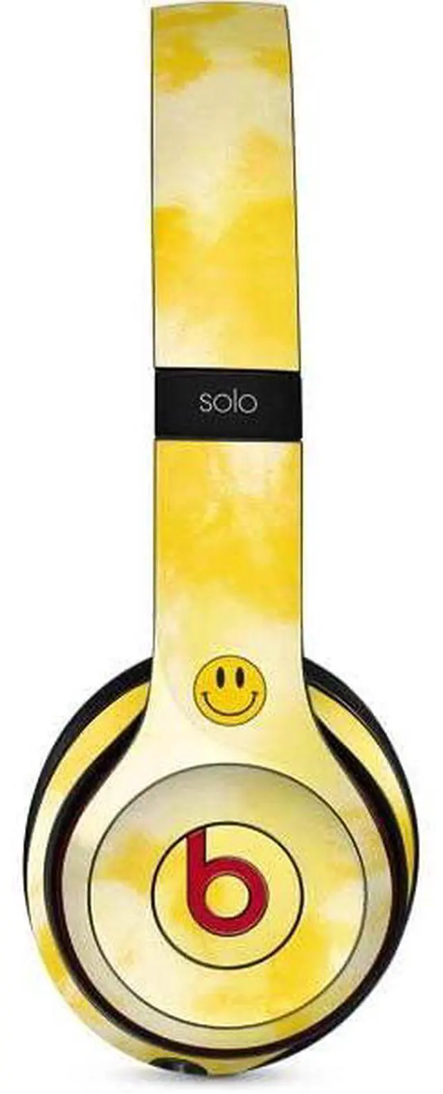 Main image of Decal Audio Skin Compatible with Beats Solo 3 Wireless - Yellow Tie Die Design