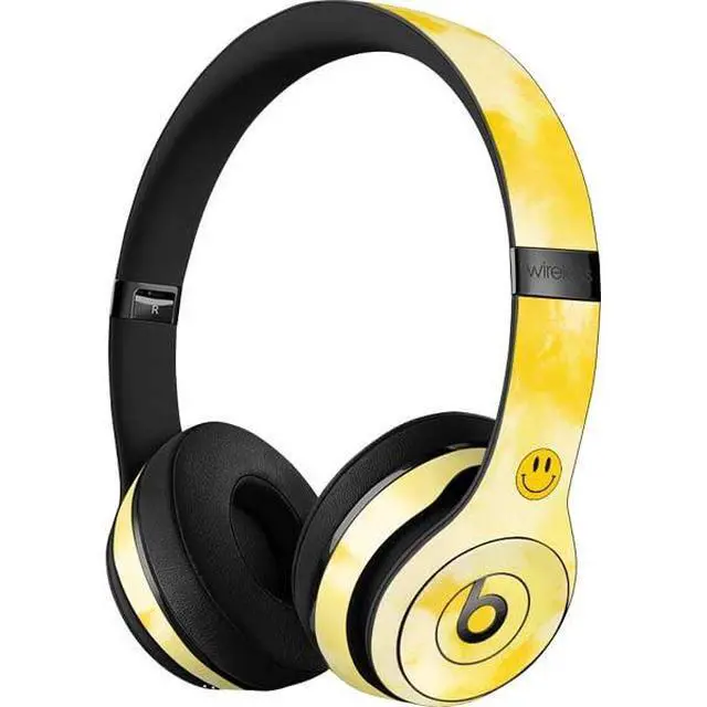 Alt view image 3 of 3 - Decal Audio Skin Compatible with Beats Solo 3 Wireless - Yellow Tie Die Design