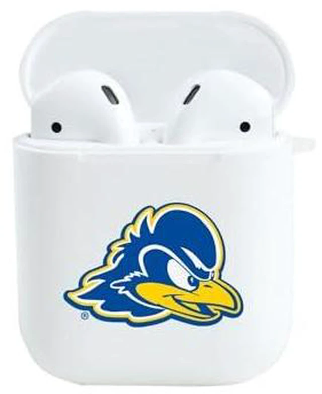 Alt view image 5 of 5 - AirPods Case, University of Delaware AirPods/White (TPU)