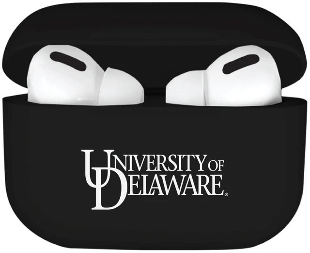 Alt view image 3 of 5 - AirPods Case, University of Delaware AirPods/White (TPU)