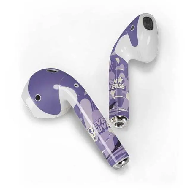 Alt view image 2 of 4 - Decal Audio Skin Compatible with Apple AirPods 2 - Officially Licensed Cartoon Network Steven Universe Purple Steven Universe Design