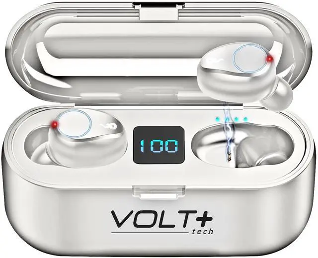 Main image of Wireless V5.3 Bluetooth Earbuds Compatible with Xiaomi Poco X6 Pro and 2,000Mah PowerBank LED Display, Mic 8D Bass IPX7 Waterproof/Sweatproof