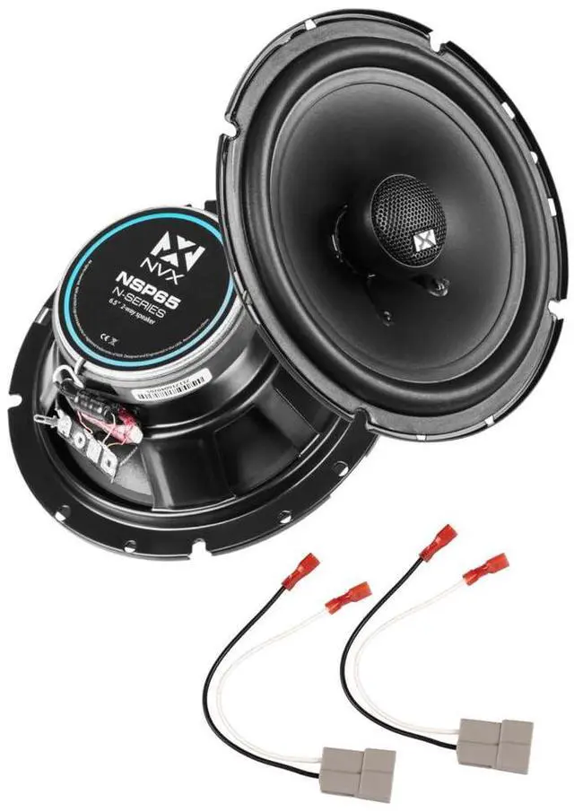 Main image of Front Dash Speaker Replacement Package for Pontiac G8 2008-2009 | A Pair of N-Series 6.5 inch 2-Way Coaxial Front Dash Speaker Upgrade Kit with wiring harnesses for easier installation