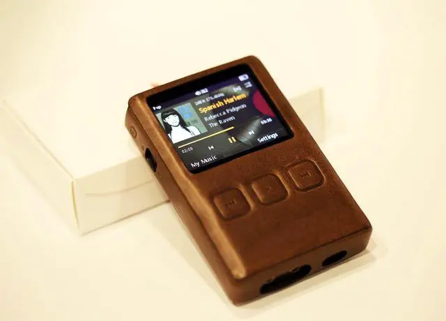 Alt view image 3 of 4 - Dignis Leather Case for iBasso DX90, DX50 - Hand Made in Korea with Italian Leather (Buttero Brown)