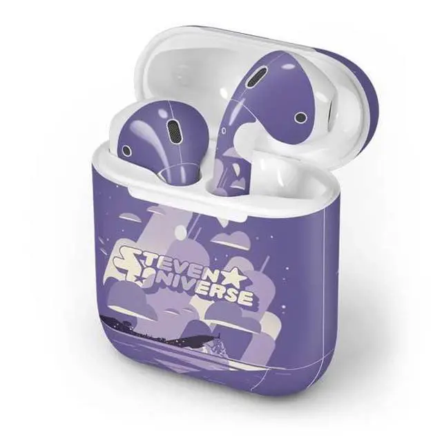 Alt view image 4 of 4 - Decal Audio Skin Compatible with Apple AirPods 2 - Officially Licensed Cartoon Network Steven Universe Purple Steven Universe Design