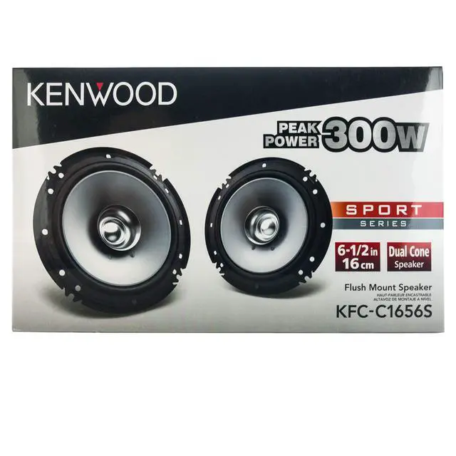 Alt view image 5 of 5 - KFC-C1656S Sport Series 6-1/2" Dual Cone Speaker Pair