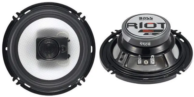 Alt view image 2 of 3 - BOSS Audio Riot R94 6" x 9" 500W & R63 6.5" 300W Car Speakers, 2 Pairs | 4-Way and 3-Way Coaxial Car Audio Speaker Combo for Vehicle Stereo Sound System Replacement and Upgrades