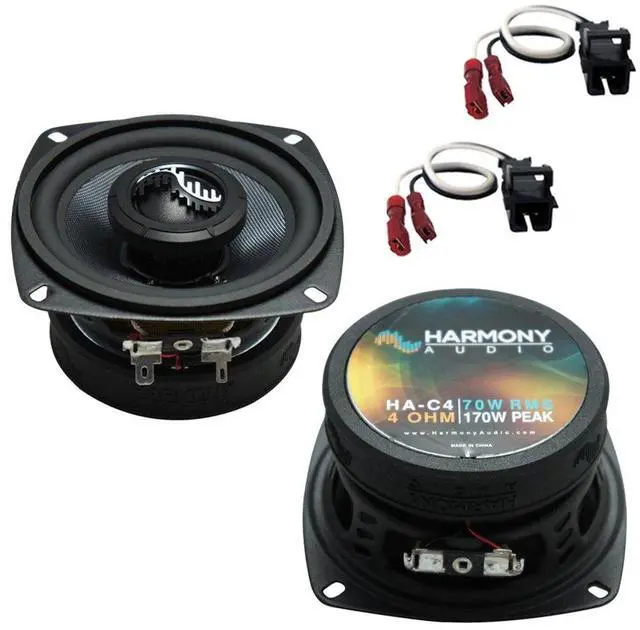 Main image of Rear Pillar Speakers Fits Hummer H3 2006-2010 HA-C4 Premium | Direct factory replacement upgrade, clear full-range sound, easy bolt-in install, restores back-seat music detail, 4in size