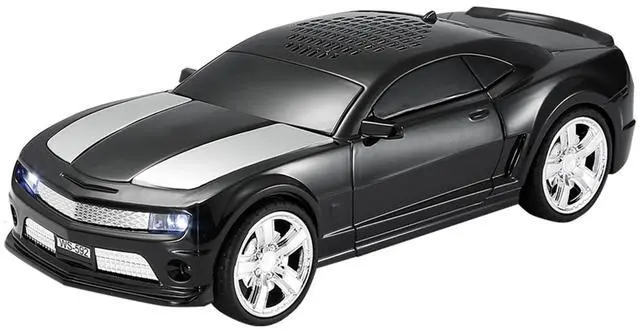 Main image of Classic Sports Car Model Bluetooth Speaker, Portable Wireless Outdoor Speaker with HD Sound, TWS Pairing, Truck Bluetooth Speaker, Parties & Home Audio (Black)
