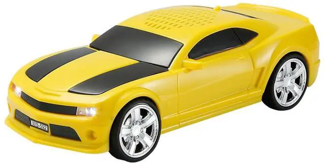 Main image of Classic Sports Car Model Bluetooth Speaker, Portable Wireless Outdoor Speaker with HD Sound, TWS Pairing, Truck Bluetooth Speaker, Parties & Home Audio (Yellow)