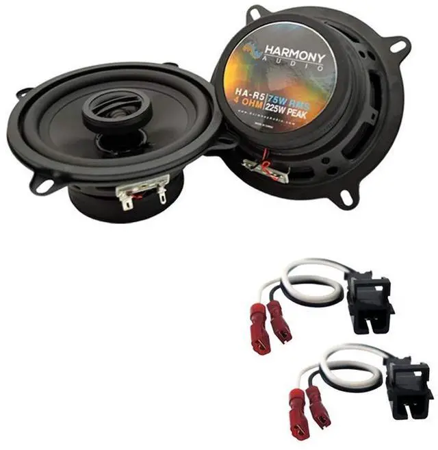 Main image of Fits Pontiac Grand Prix 1994-2003 Front Door Speakers HA-R5 | Factory replacement upgrade, restores clear full sound, easy install, direct swap for tired stock drivers
