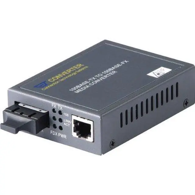 Alt view image 4 of 5 - CAT5/5e to Fiber Optic Switching Multi-Mode Fiber Converter (AGC-H21SC)
