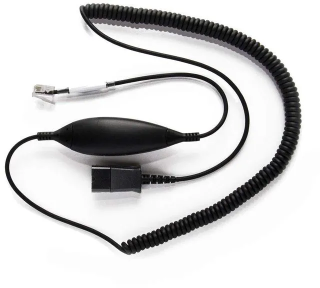 Main image of BL-10+P Headset Connection Cable with Plantronics Compatible QD