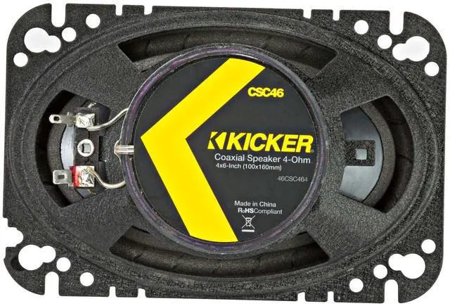 Alt view image 2 of 7 - CSC464, CS Series 4x6 2 Way Coaxial Car Speakers + Damping Kit Bundle