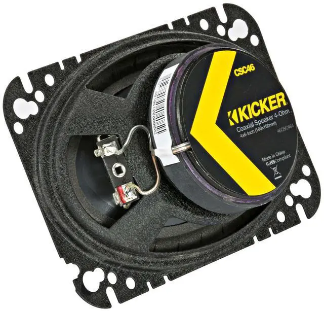 Alt view image 4 of 7 - CSC464, CS Series 4x6 2 Way Coaxial Car Speakers + Damping Kit Bundle