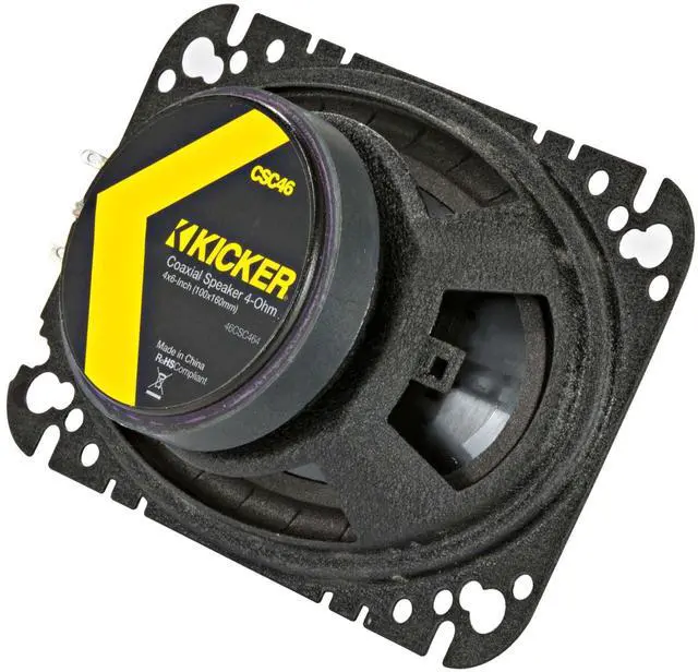 Alt view image 3 of 7 - CSC464, CS Series 4x6 2 Way Coaxial Car Speakers + Damping Kit Bundle