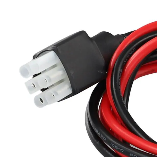 Alt view image 7 of 7 - 6-Pin DC Power Cable 30A Fuse 1M 16AWG Compatible With For Kenwood TS-50s TS-60s TS-140 TS-440 TS-450 And For ICOM IC-706 IC-718 IC-746 IC-756 Radios