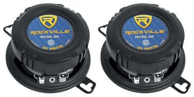 Alt view image 7 of 7 - RV35.3A 3.5" 3-Way CEA-Rated Car Speakers, 4 Ohm, 4-Pack | 200W Peak / 60W RMS, Polypropylene Cone, PEI Dome Tweeter, Super Tweeter, OFC Voice Coil, 70Hz-20kHz