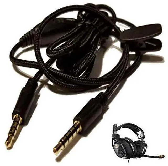 Main image of A40 A40TR Inline Mute Cable Wire Cord 2.0M for Astro A40 & A40 TR Gaming Headsets, Also Works with A10 (No Volume Control)