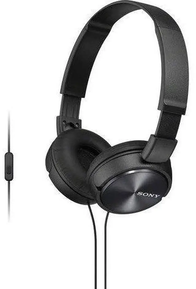 Main image of Premium Lightweight Extra Bass Stereo Headphones with in-line Microphone and Remote for Android Smartphone (Black)
