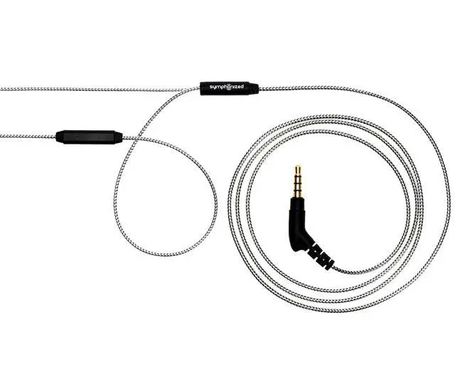 Alt view image 5 of 6 - ALN 2.0 Premium Genuine Wood in-Ear Noise-isolating Headphone, Earbud, Earphones with Innovative Shield Technology Cable and Mic (Silver)