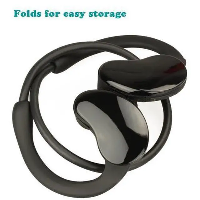 Alt view image 5 of 7 - Wireless Headphones Sports Earphones Hands-Free Mic Compatible with Motorola Moto G 5G (2024,2023,2022), Folding Neckband Headset Earbuds Hi-Fi Sound