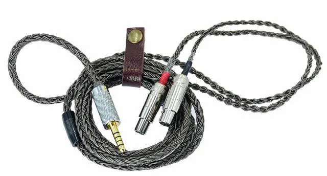 Main image of 4.4mm 4.4 to Balanced Earphone Headphone Upgrade Cable Silver Plated for Audeze Classic LCD 3 LCD-2 LCD2 LCD-4 4c 4z xc 2c 5 mx4 CRBN (5ft, Grey)